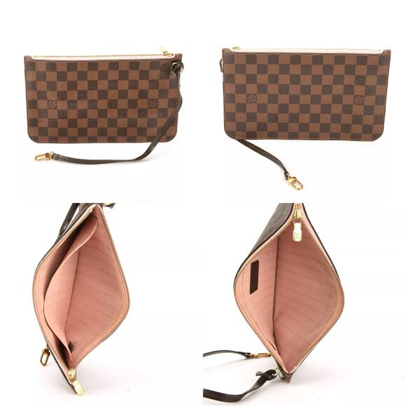 💎✨BEAUTIFUL✨💎Authentic Louis Vuitton Damier Ebene Wristlet - Picture 5 of 6